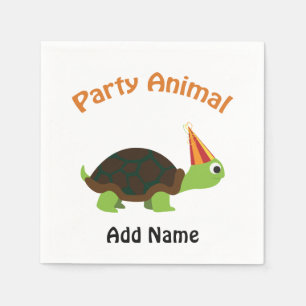 Party Animal Turtle Napkins