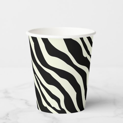 Party Animal Zebra Print Paper Cup