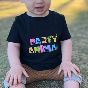 Party Animal Zoo Safari Birthday Party Baby T-Shirt