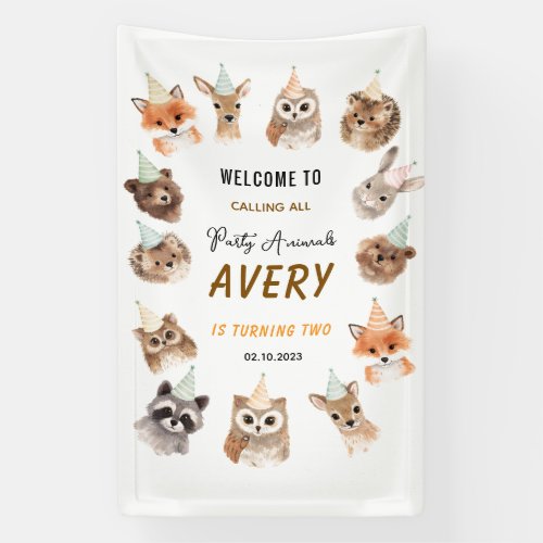 Party Animals 2nd Birthday | Cute Jungle Animal