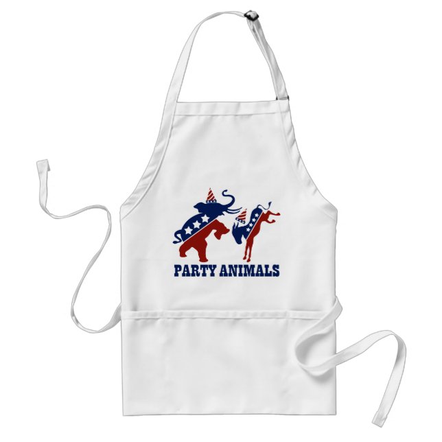 Party Animals Adult Apron (Front)