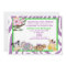 PARTY ANIMALS Baby Girl 1st Birthday Jungle 5x7
