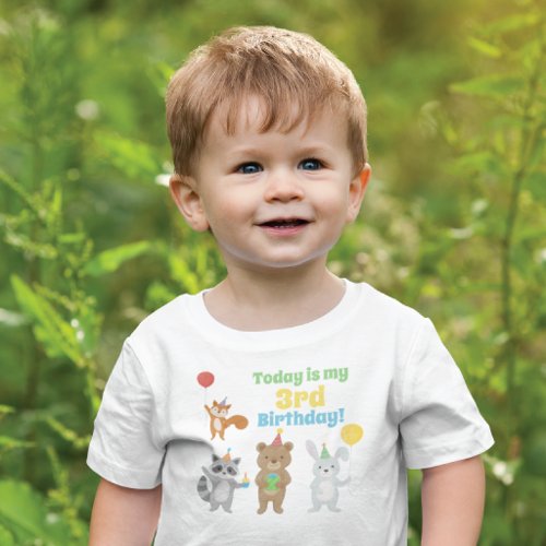 Party Animals Birthday Boy Toddler T-shirt