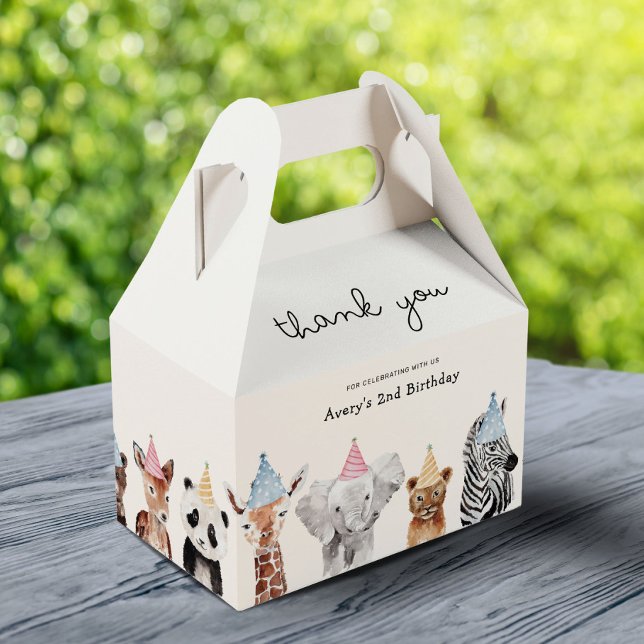 Party Animals Birthday Favor Boxes (Creator Uploaded)