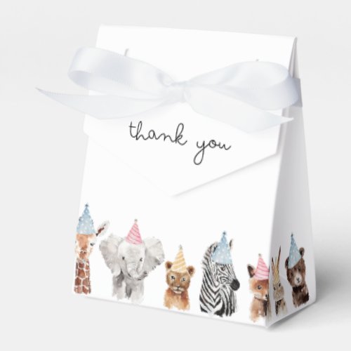 Party Animals Birthday Favor Boxes