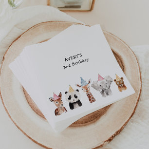 Party Animals Birthday Napkins