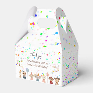 Party Animals Customizable Favor Boxes