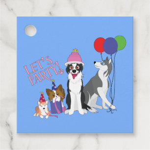 Party Animals Favor Tags