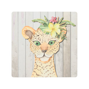 PARTY ANIMALS METAL PRINT