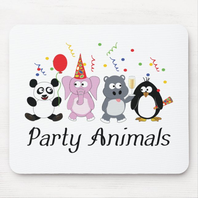 Party Animals Mouse Pad (Front)