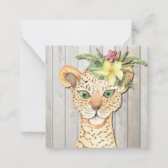 PARTY ANIMALS NOTE CARD (Front)