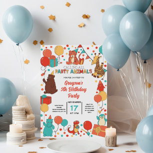 Party Animals Personalized Children's Birthday