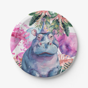 Party Animals Safari Jungle Wild One Birthday Paper Plates