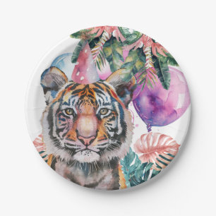 Party Animals Safari Jungle Wild One Birthday Paper Plates
