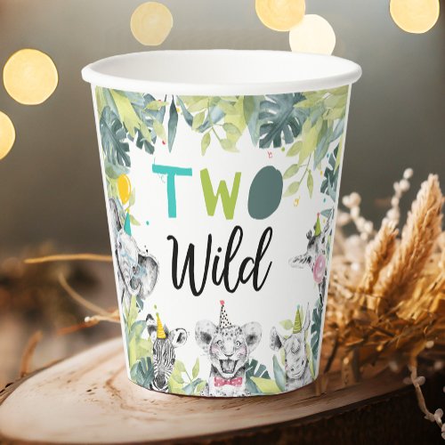 Party Animals Safari Two Wild Boy Birthday Party Paper Cups