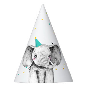 Party Animals Safari Wild One Jungle Zoo Birthday Party Hat