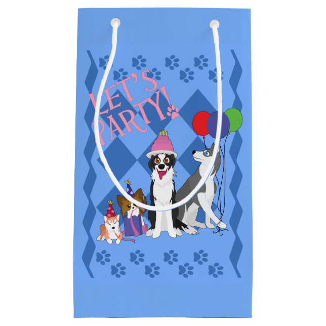 Party Animals Small Gift Bag (Front)