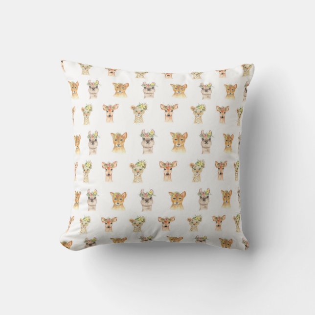 PARTY ANIMALS THROW PILLOW (Front)