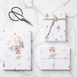 Party Animals Wrapping Paper
