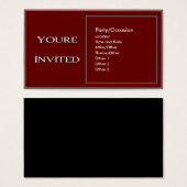 Party Announcement 2 (Front & Back)