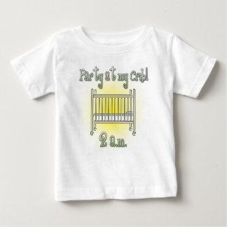 Party at My Crib cute baby bodysuit or t-shirt