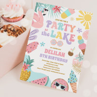 Party At The Lake Summer BBQ Birthday Party