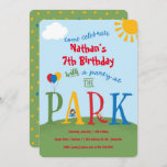 Party At The Park Birthday Invitation at Zazzle