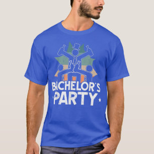 Party Bachelor Drinking Team Beer Bride Groom  T-Shirt
