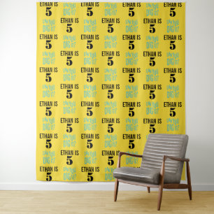 Party Backdrop Step and Repeat Boy Birthday