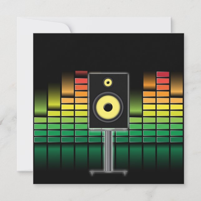 Party Background Invitation (Front)