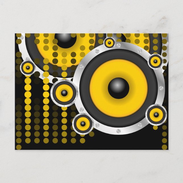 Party Background Postcard (Front)