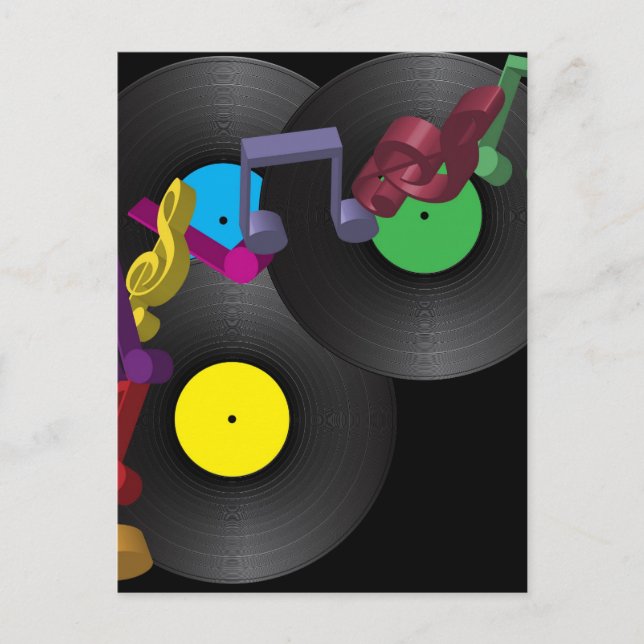 Party Background Postcard (Front)