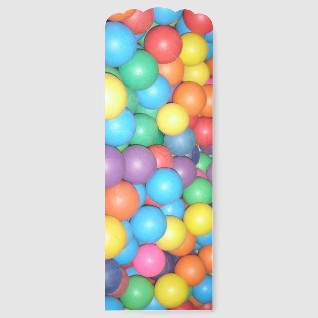 Party ball pit bookmark (Front)