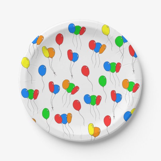 Party Balloon Plates