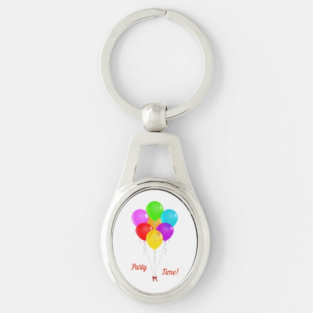 Party Balloons Keychain (Front)
