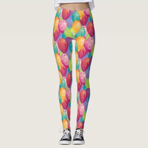 Party Balloons Leggings