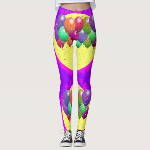 PARTY BALLOONS LEGGINGS