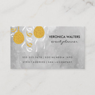 Party Balloons / Masquerade Masks Business Card