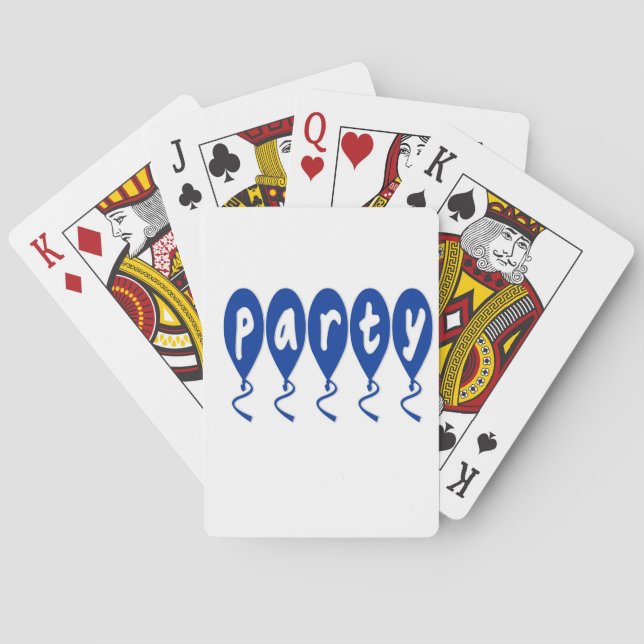 Party Balloons Poker Cards (Back)