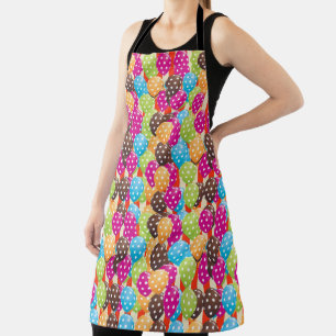 Party Balloons Stripes polka dots circus Fun Apron
