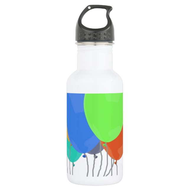 Party Balloons Water Bottle (Front)