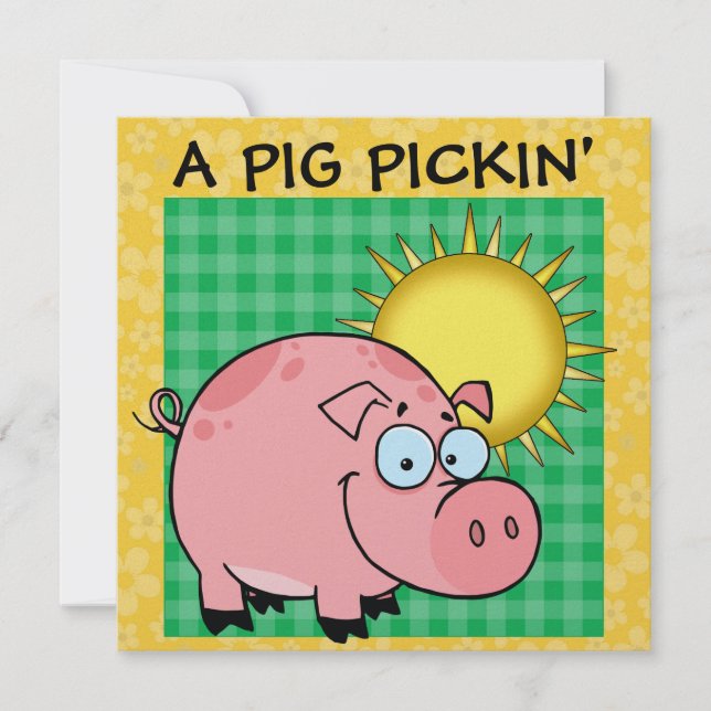 Party / BBQ ! SRF Invitation (Front)