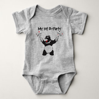 Party Bear 1st mission Baby Bodysuit
