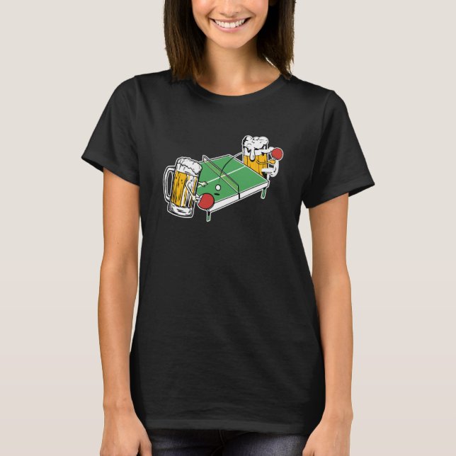 Party Beer Pong Beer Pong Table Beer Pong T-Shirt (Front)