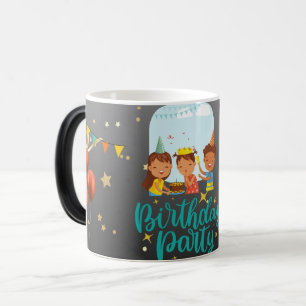 PARTY birthday KIDS Color Morph Mug