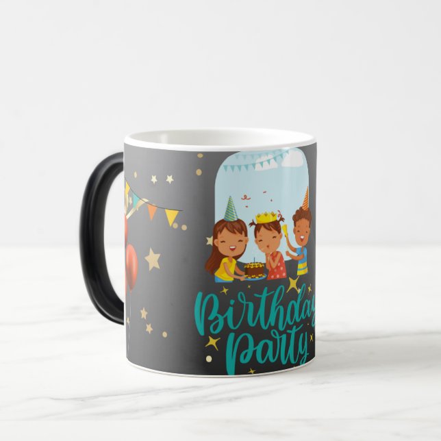  PARTY birthday KIDS Color Morph Mug (Front Left)