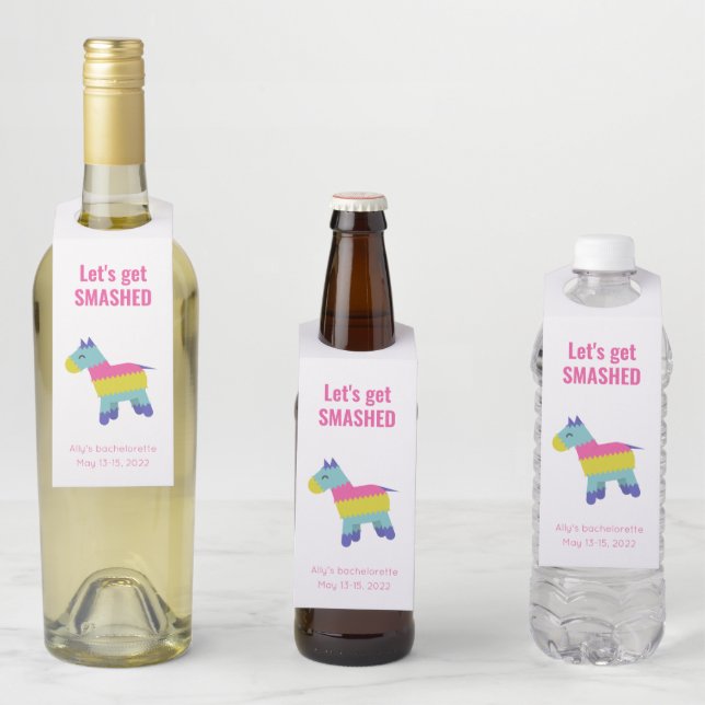 Party  bottle hanger tag (In Situ)