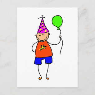 Party Boy Postcard