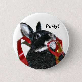 Party Bunny Button