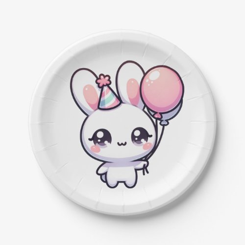 Party Bunny Paper Plates